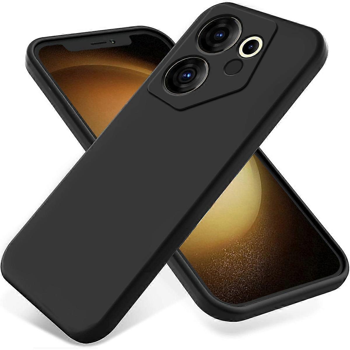 Pure Color Liquid Silicone Shockproof Phone Case