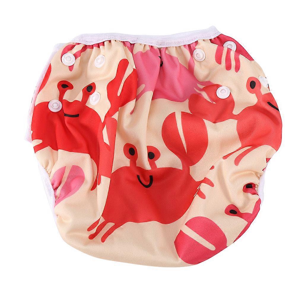 Baby Unisex Reusable Breathable Swim Diapers Summer Pool Pant with Snaps Training Pants #5