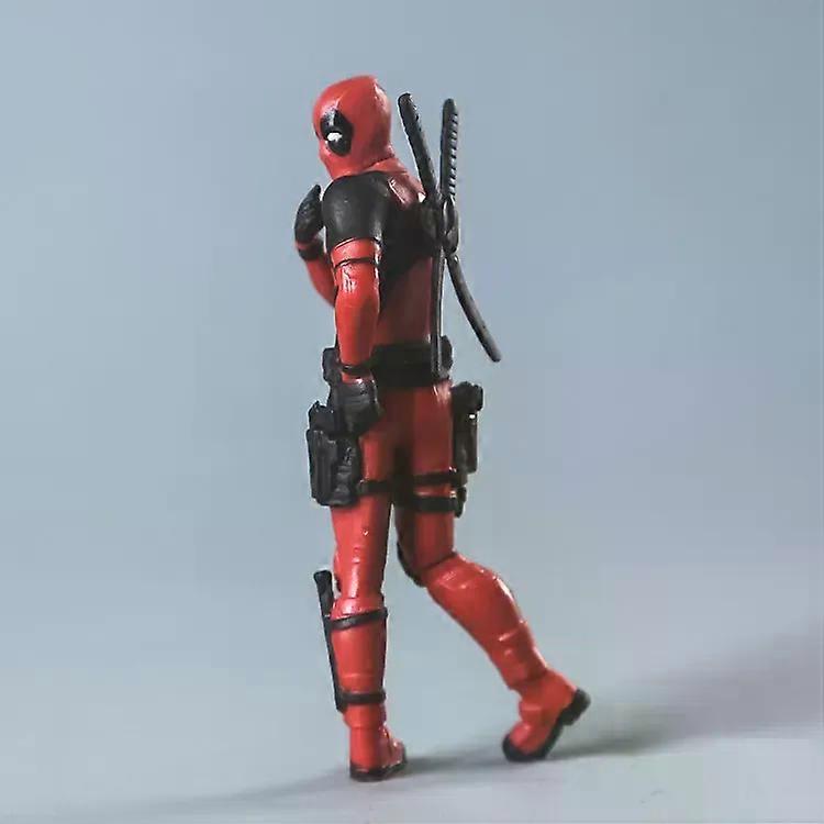 ديزني أنيمي فيلم Deadpool العمل شخصية سيارة الحلي السيارات الرؤية الخلفية مرآة معلقة نموذج ديكور ألعاب الملحقات