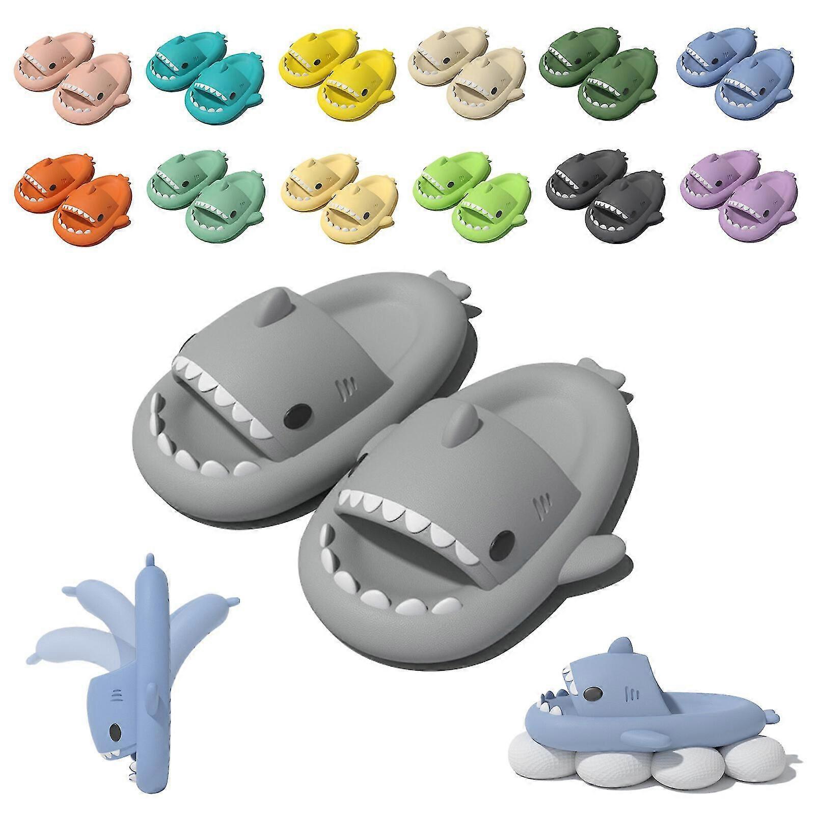 Χαριτωμένο σύννεφο Cartoon Shark Slides Αντιολισθητικά σανδάλια Eva για γυναίκες και παιδιά υπαίθρια