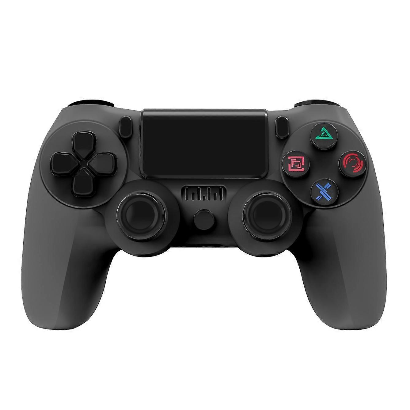 For PS4 Wireless Bluetooth Game Controller With Light Strip Dual Vibration Game Handle