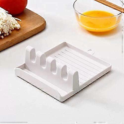 Pose Utensil Kitchen Spoon Rest, 13*14.5*5 cm (JNL  KSR01  white)