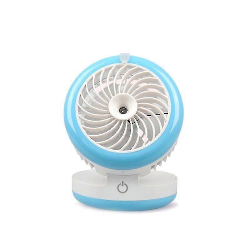 Outdoor mini usb charging spray fan~blue