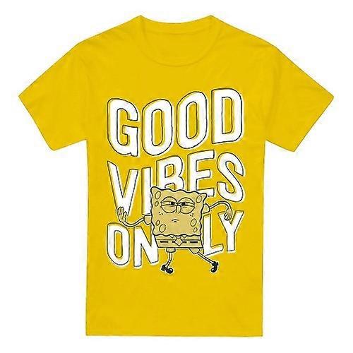 SpongeBob SquarePants Mens Good Vibes Only T-Shirt
