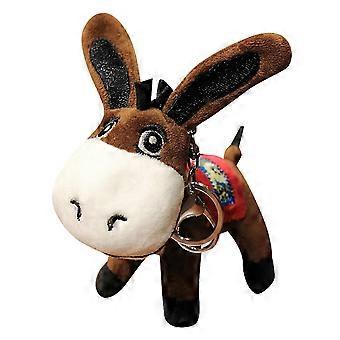 Pluszowy cartoon market Donkey Stuffed Doll Schoolbag Akcesoria Wisiorek Kid