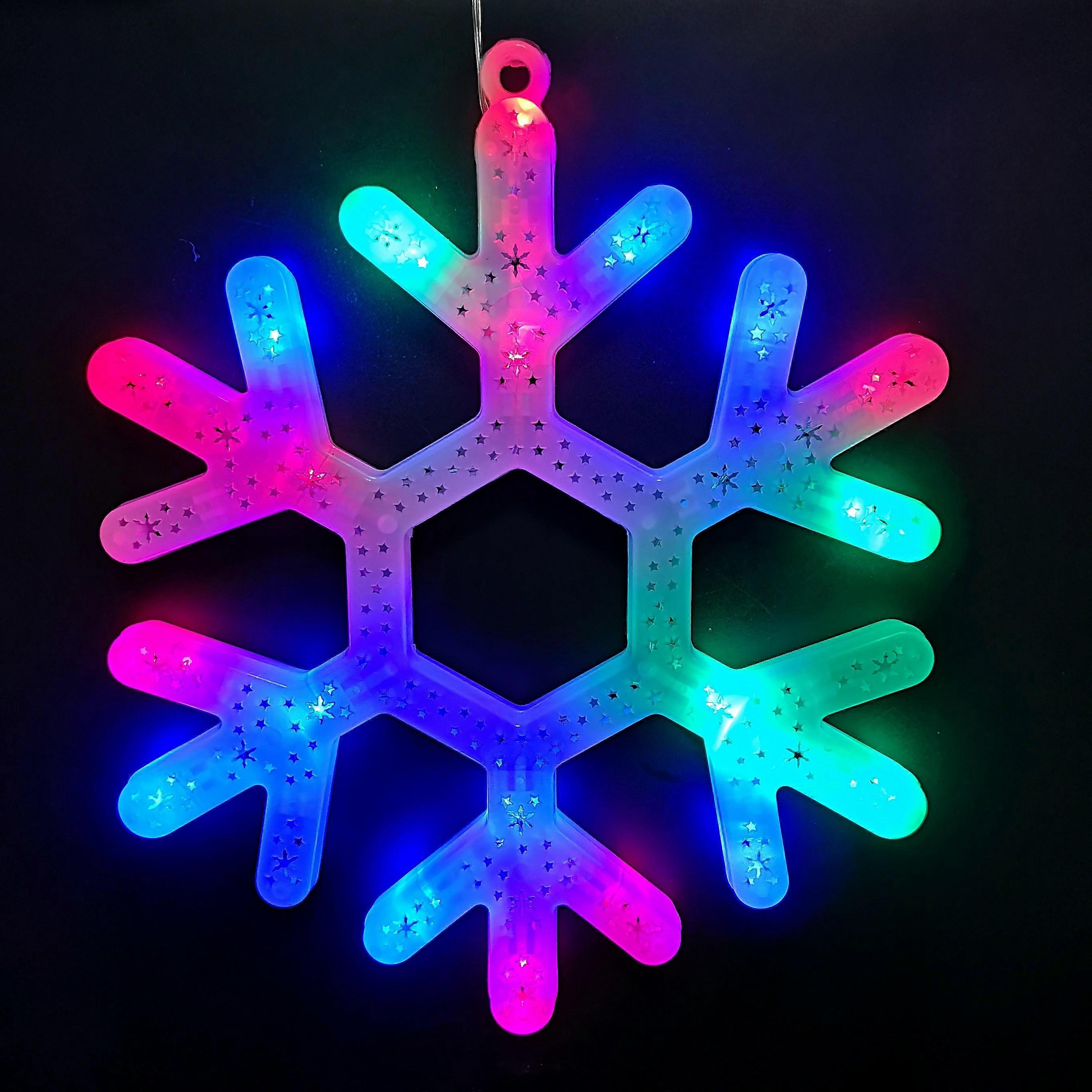 The Christmas Workshop - 30cm 20 Led Colour Window Light - Snowflake