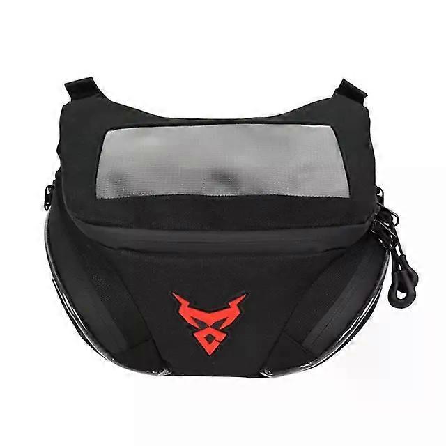 Touch Screen Motorcycle Bag Moto Single Shoulder Bag Motocross Fuel Tank Bag Magnetic Fixed Straps Mobile Phone Navigation 7inch