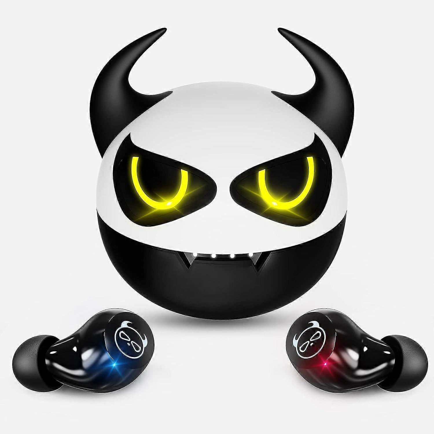 Bluetooth earplugs,wireless earplugs with charging box IPX5 waterproof bluetooth headset