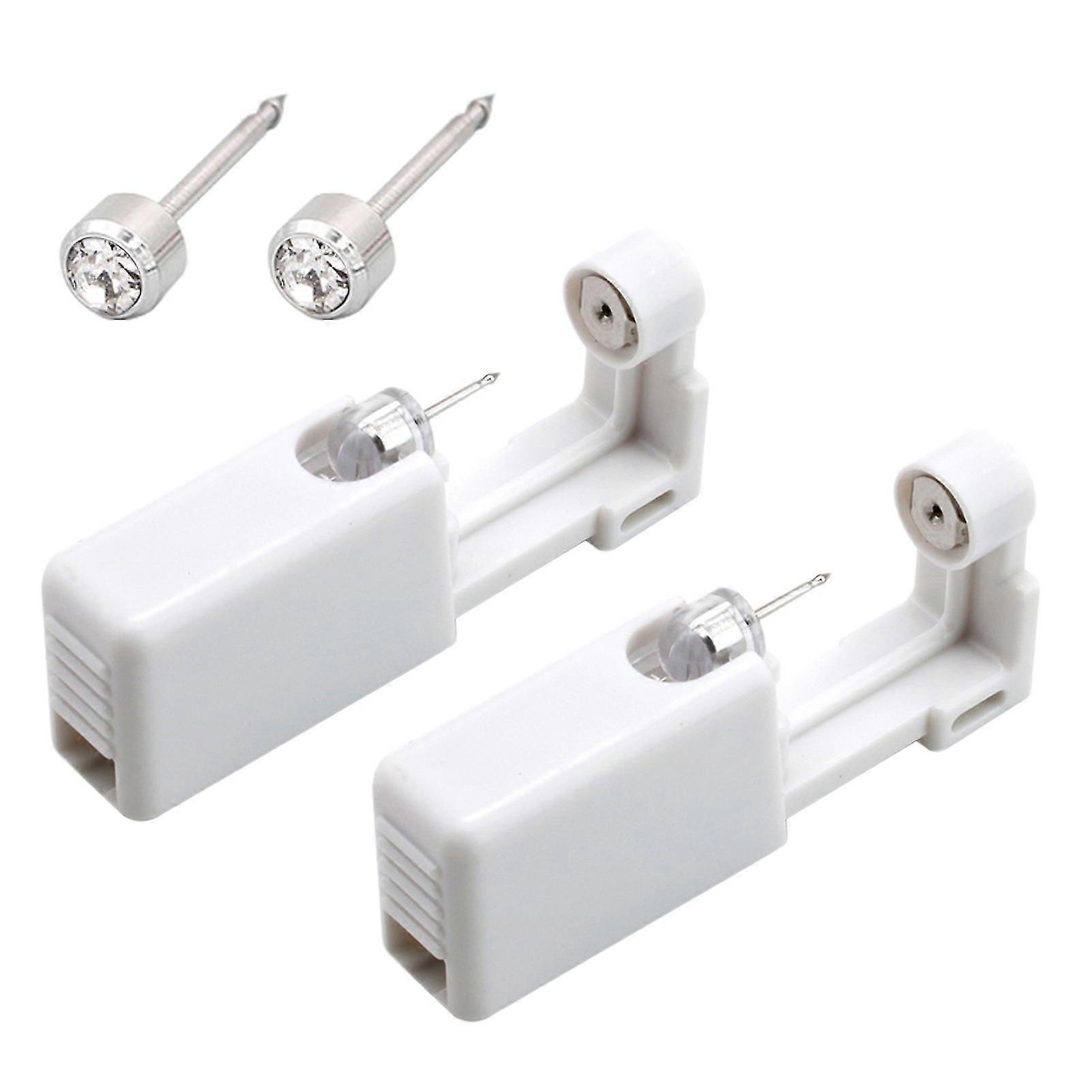 Self Ear Piercing Tool White Self Piercing Kit Disposable Ear Piercer