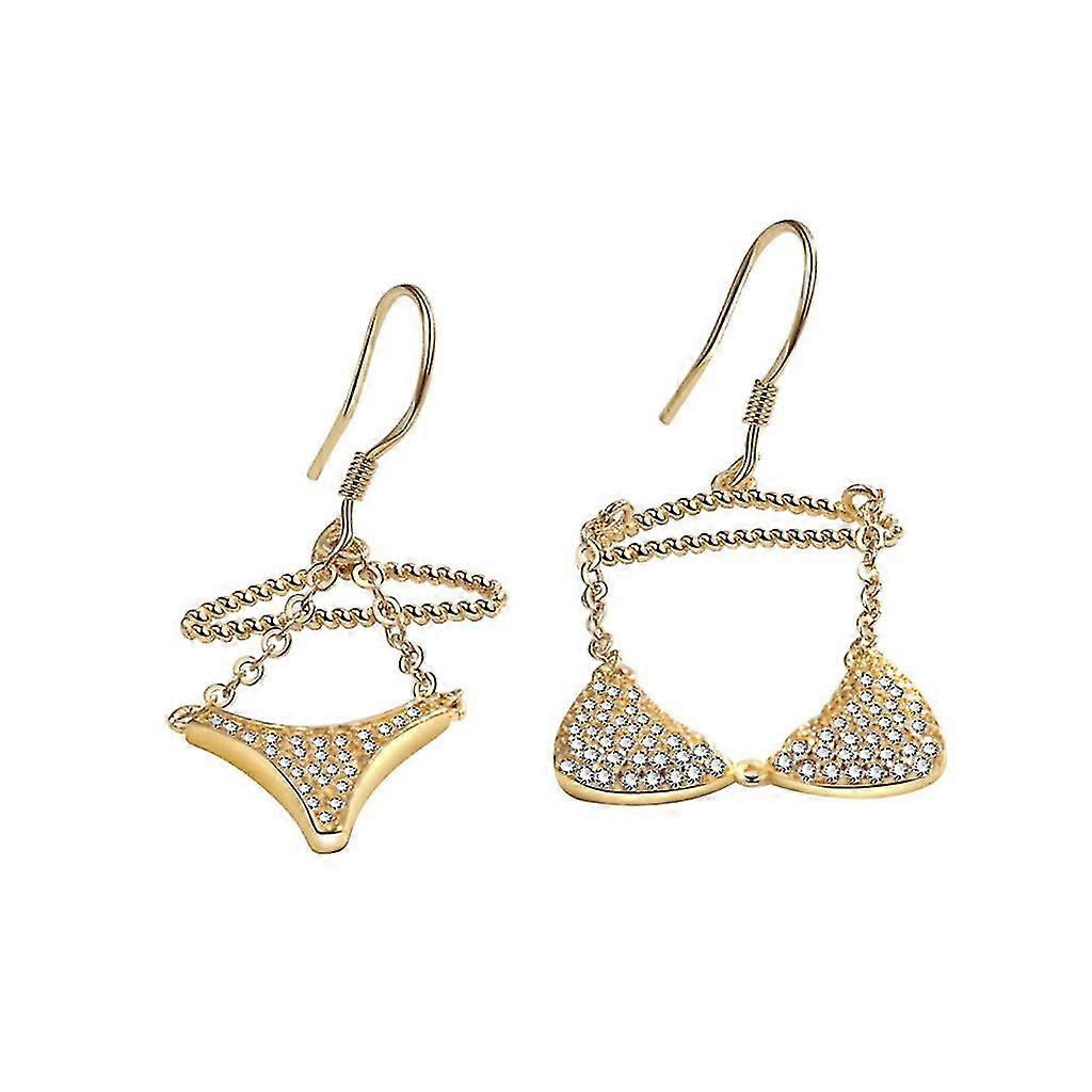 Underwear Pendant Earrings Simple Ear Studs Funny Cool Bikini Drop Earrings