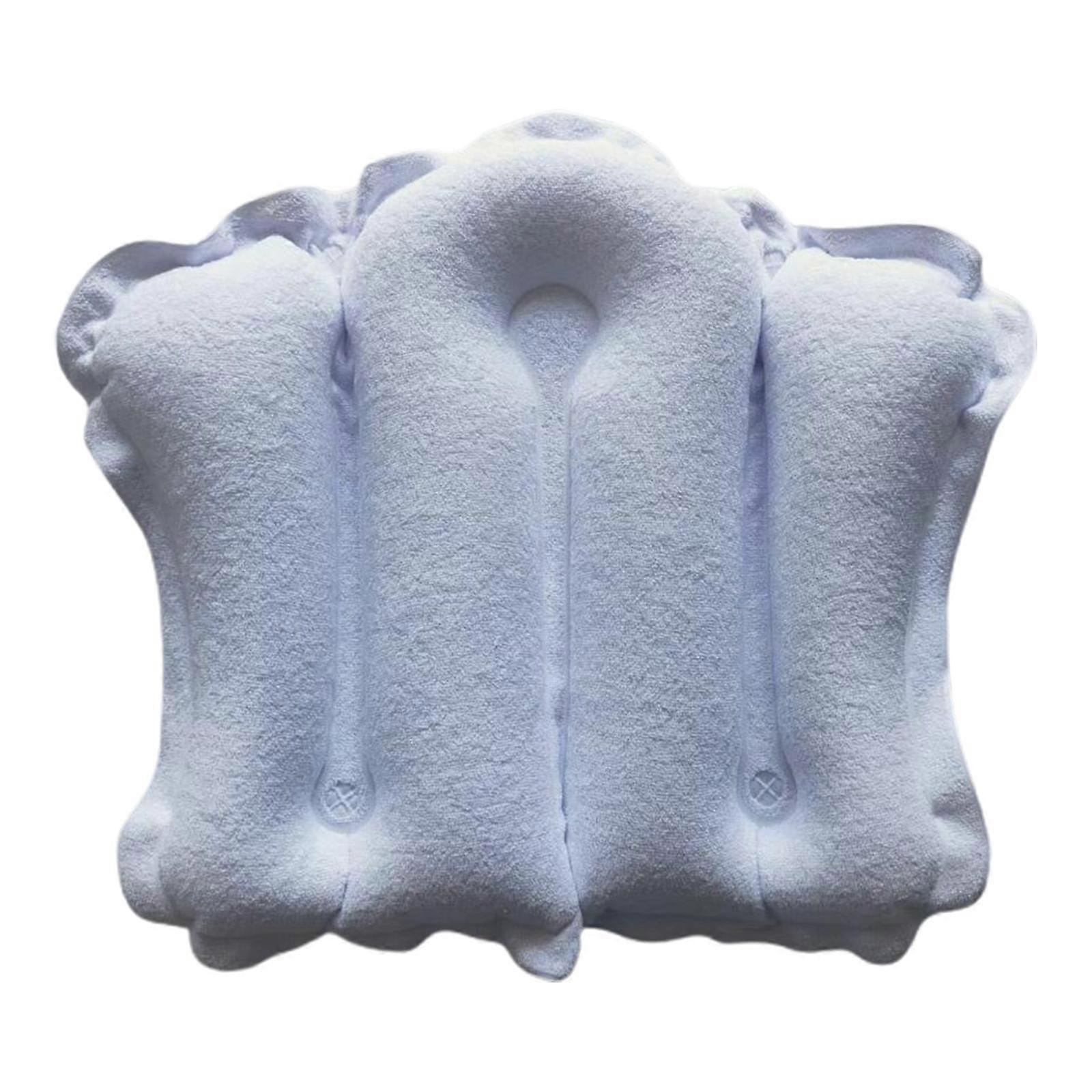 Inflatable Bath Pillow, Quick Drying Bath Cushion, Non Slip Bathtub Bath Cushion