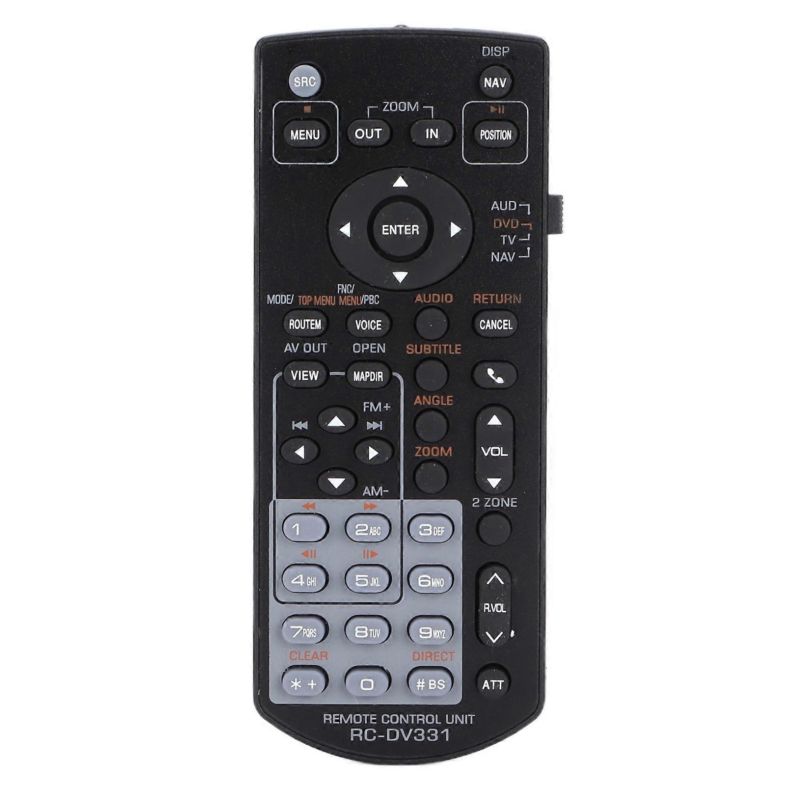 RCDV331 Remote Control Monitor Remote Control for Kenwood DNX6460BT DNX6020EX DDX616
