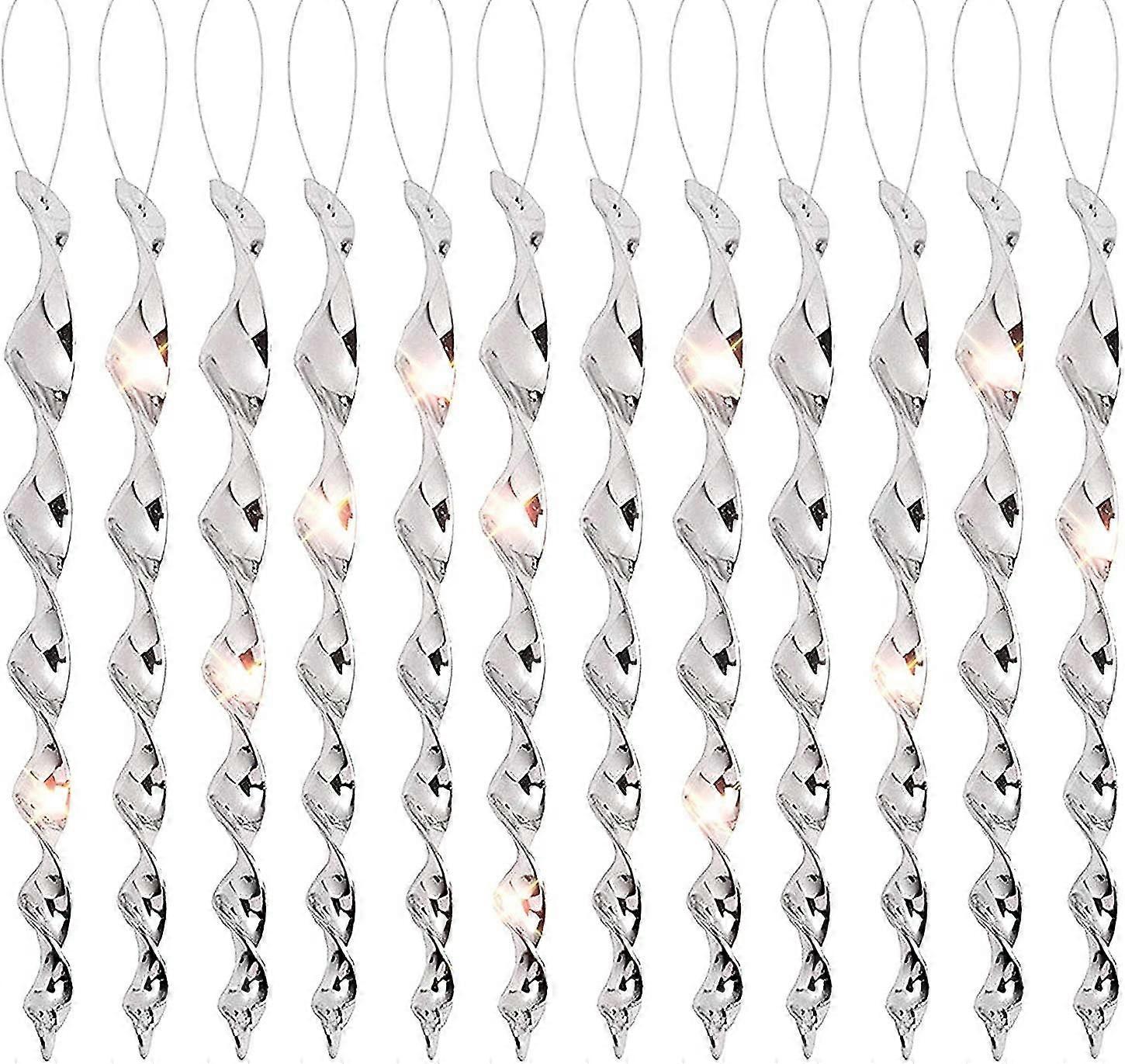 2024 12 Pieces Bird Repellent, Reflective Bird Repellants, Twist Scare Reflective