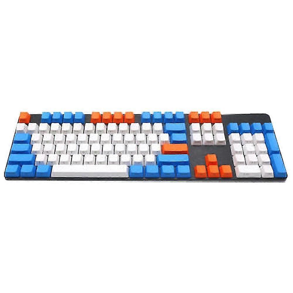 108Pcs/Set PBT Color Matching Light-proof Mechanical Keyboard Keycap Replacement