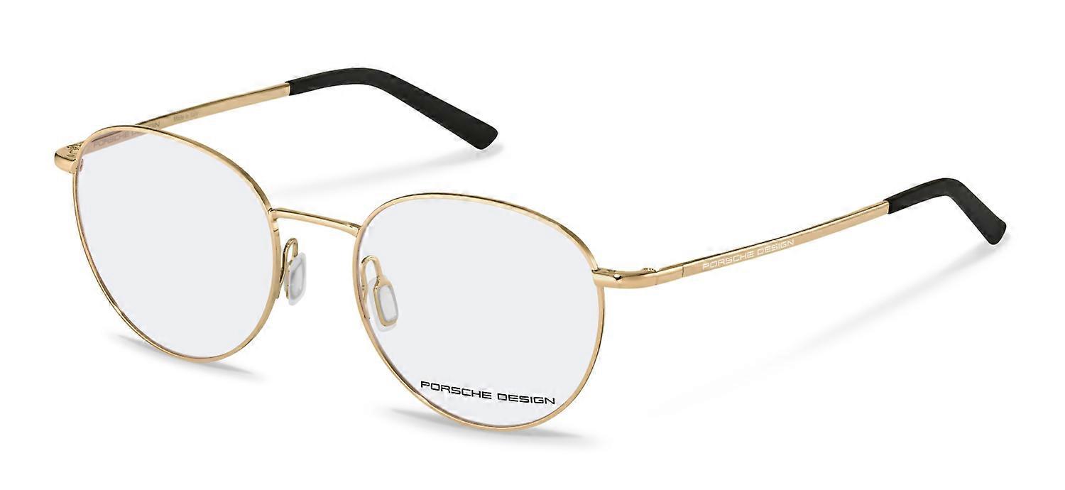 Eyewear Frames Porsche Design P8759 C000 gold, black 51/19/140 UNISEX