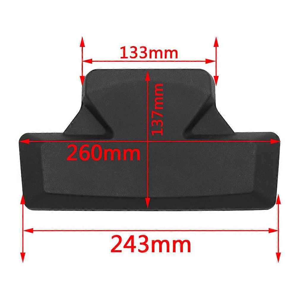 Universal Motorcycle Passenger Backrest Rear Back Pad Rear Saddlebag Trunk Sticker for 40-50L Rear Paddle Trunk