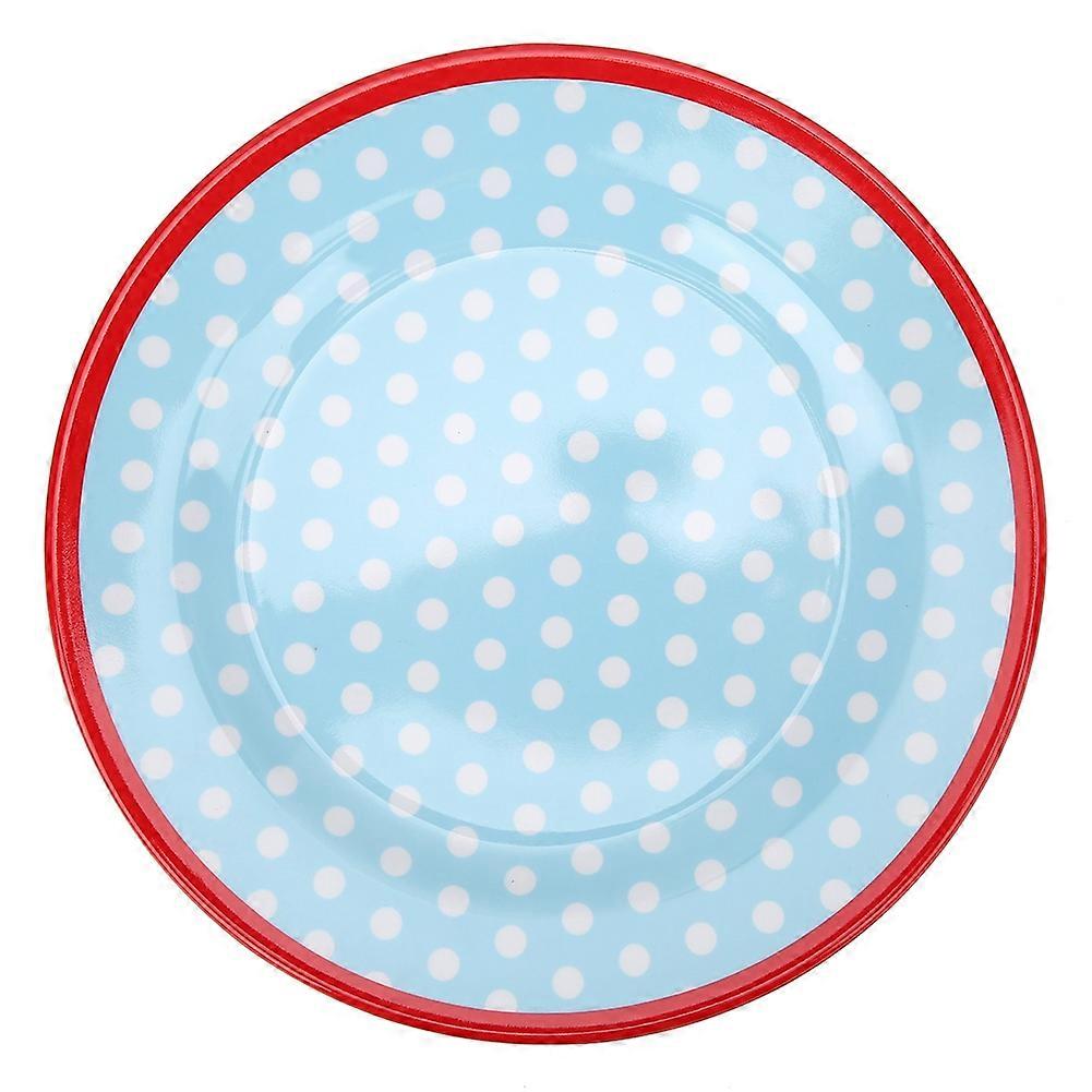 22cm Plate Round Shape Dinner Plate Dish Tableware Kitchen Tool for Home Restaurant Hotel