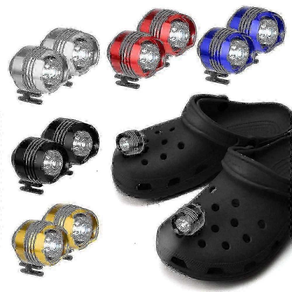 Headlights croc Small Light Funny Shoe Accessories Running And Camping Usb Rechargeable-AA