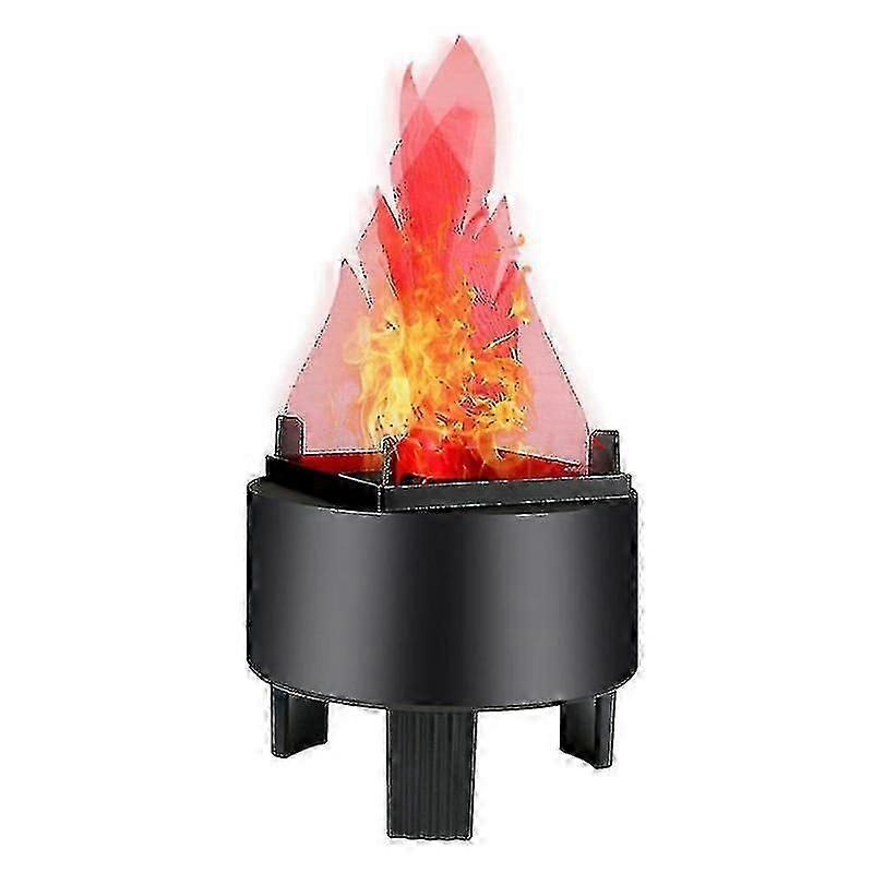 Led Fire Flame Effect Light Artificial Electric Flicker Campfire Lamp Party Decor Supplies For Bar