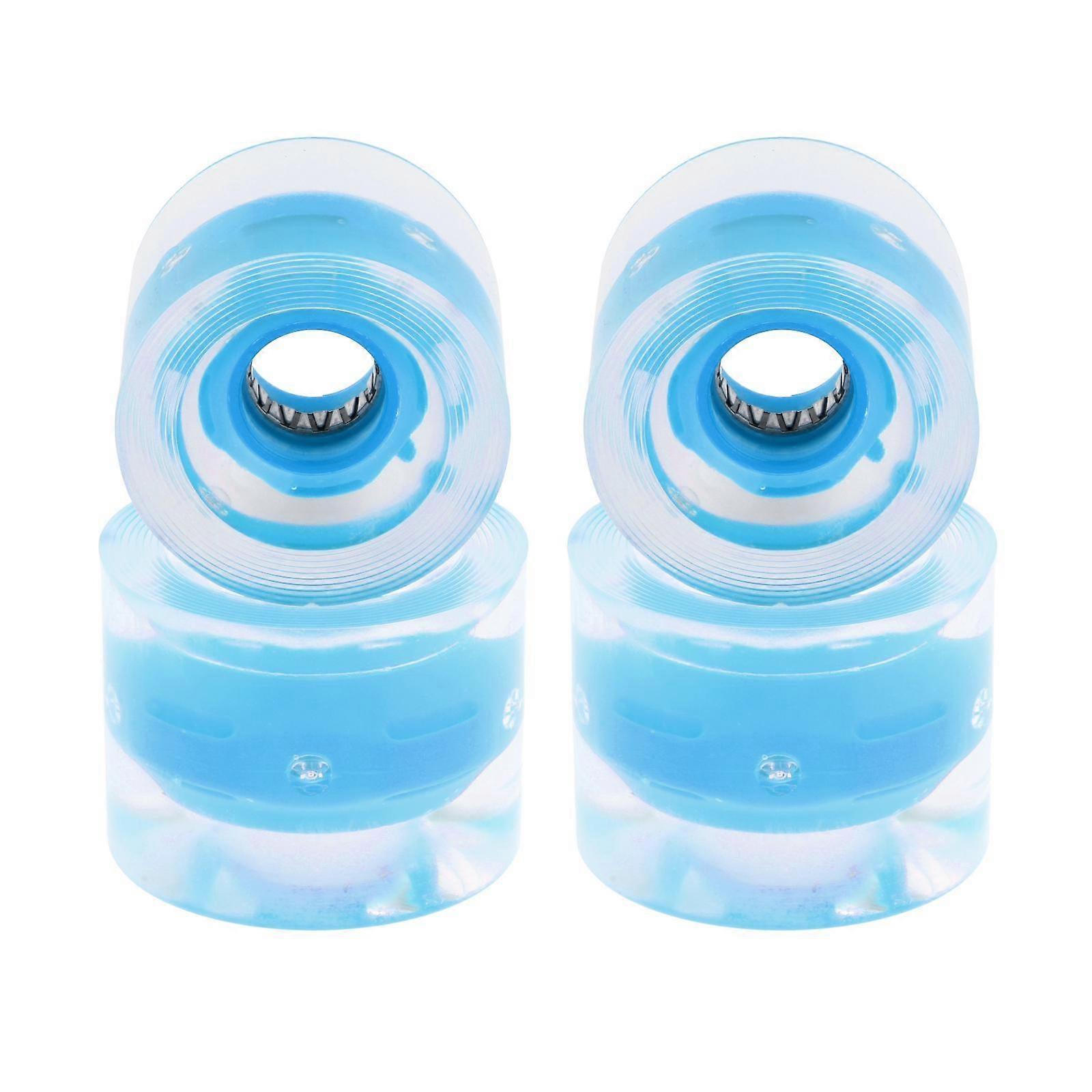 4x roți de skateboard cu roți de longboard de 60 mm Roți de croazieră pentru stradă, parc