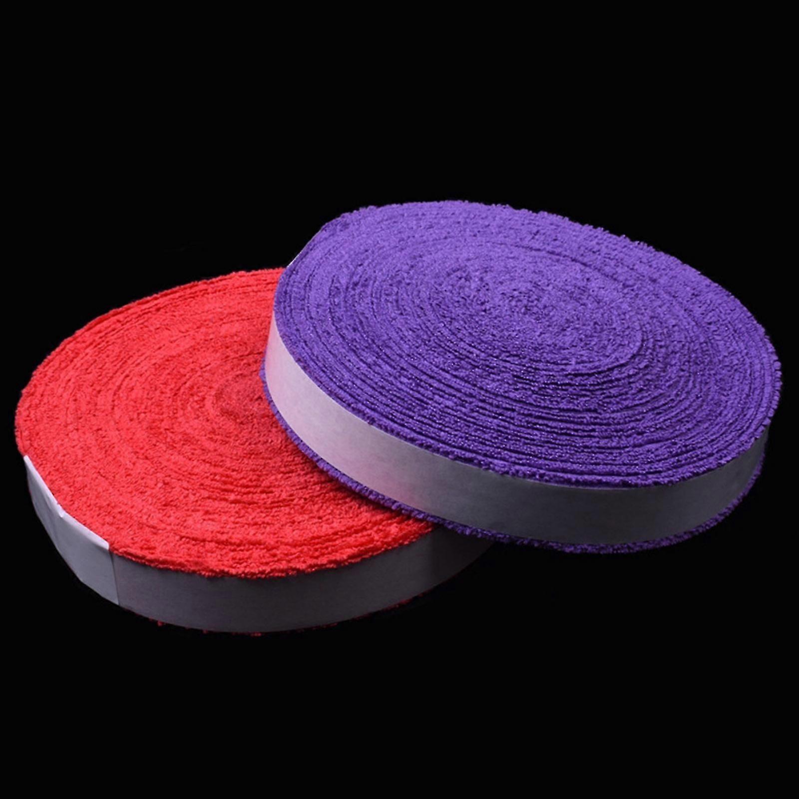 Badminton Grip Tape Roll, Water Absorbent Badminton Racket Grip Towel, Antislip Grip Tape Badminton Racket Grip Tape orange Item No.1-0406-475
