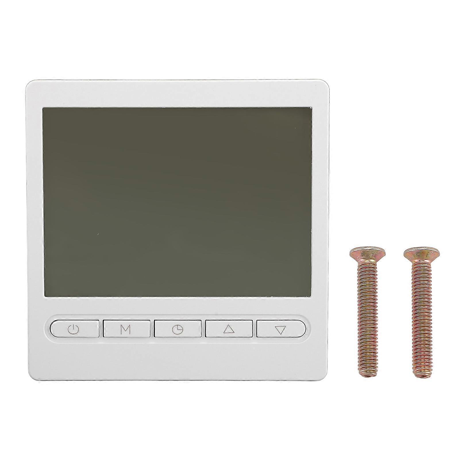 Smart Thermostat 16A LCD Display Digital Intelligent Room Thermostat for Electric Heat