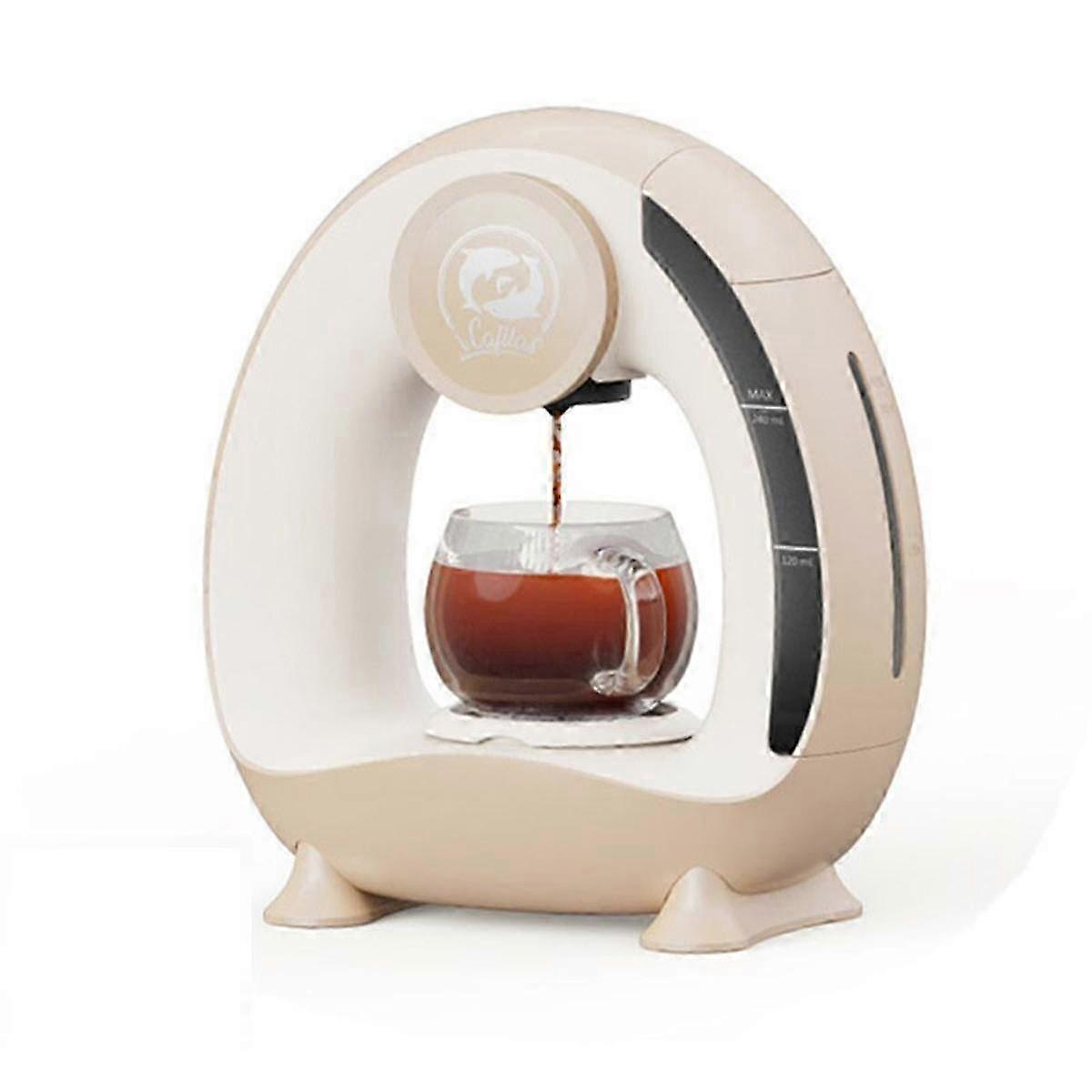 Multiple Capsule Coffee Machine Automatic Drip Coffee Maker Compatible with Pod Coffee Coffeeware US PLUG,D SZRH A-F