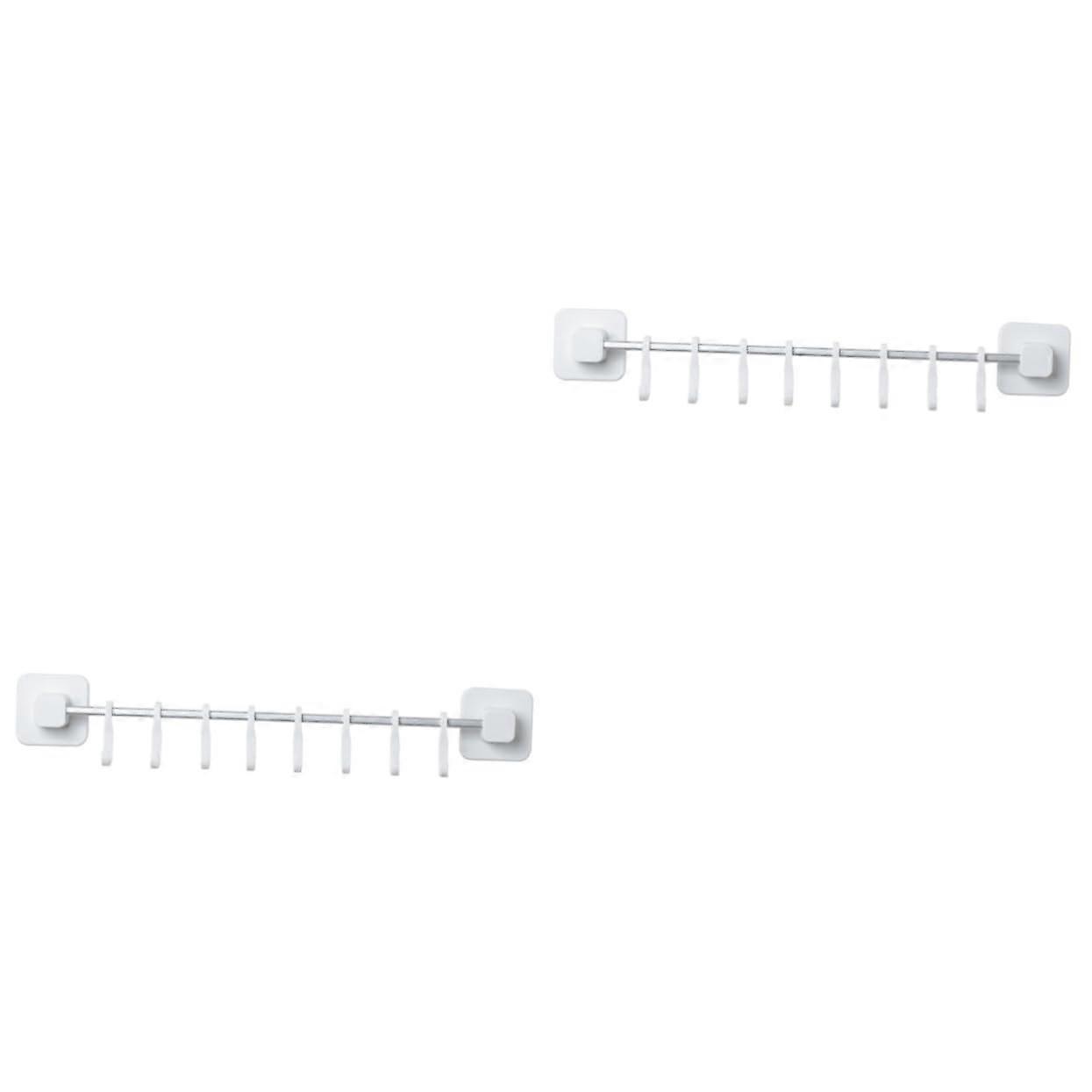 Utensil Holder Kitchen Two-Pack Movable Hook Multi-Hook Waterproof Sturdy Storage