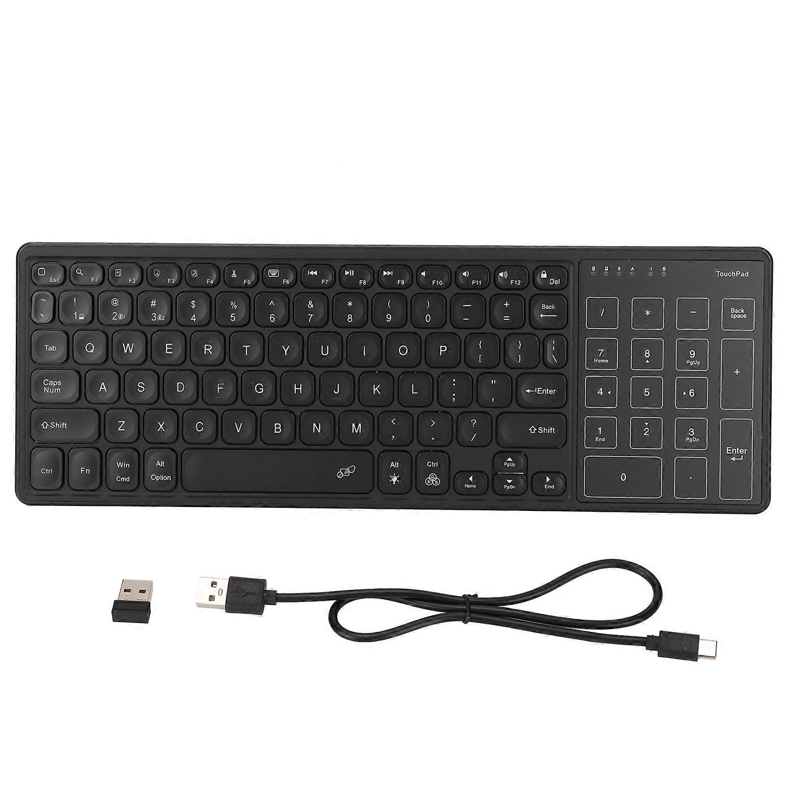 Keyboard, Numeric, Touchpad, Wireless