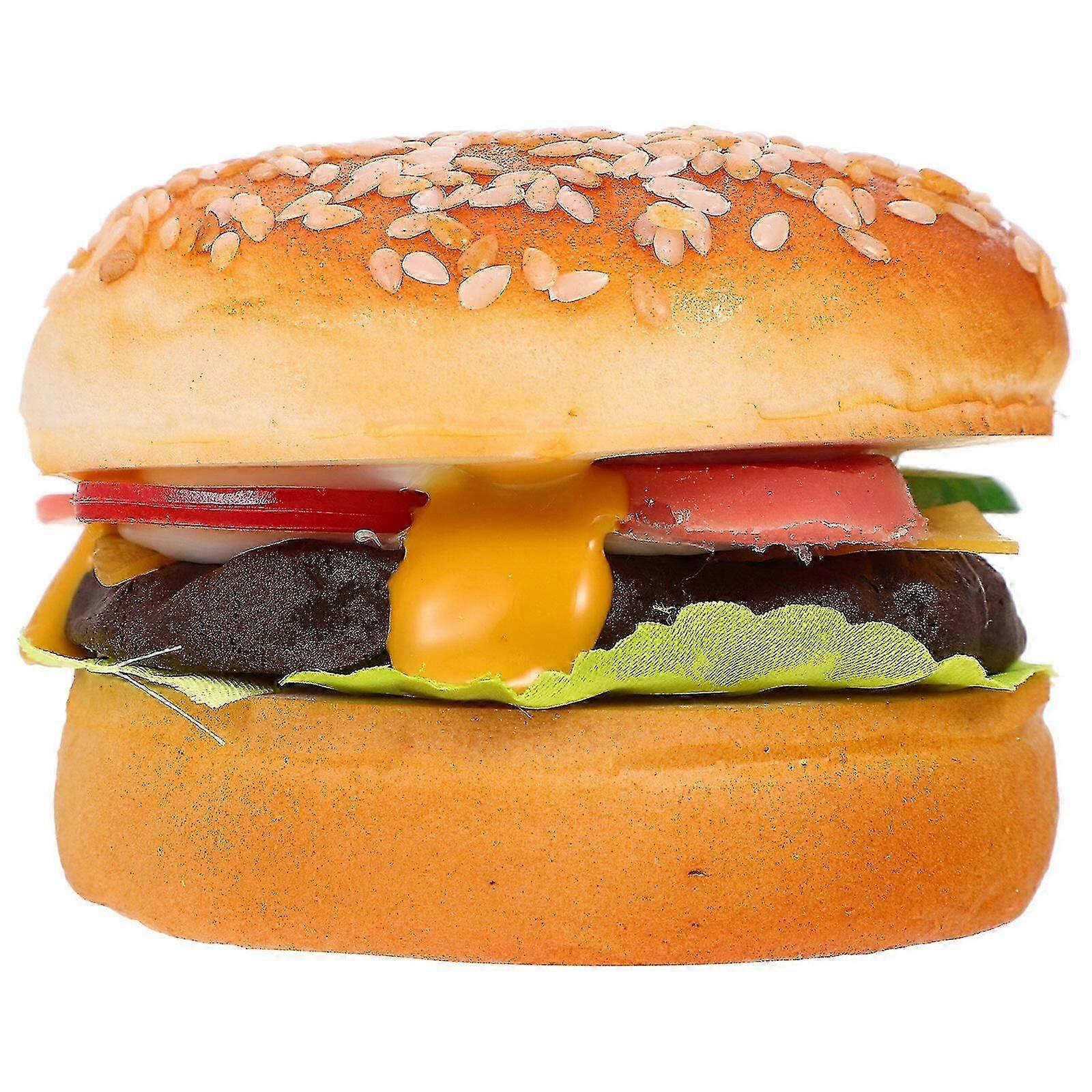 Artificial Simulation Burger Model Fake Burger Decors Bakery Photography Prop
