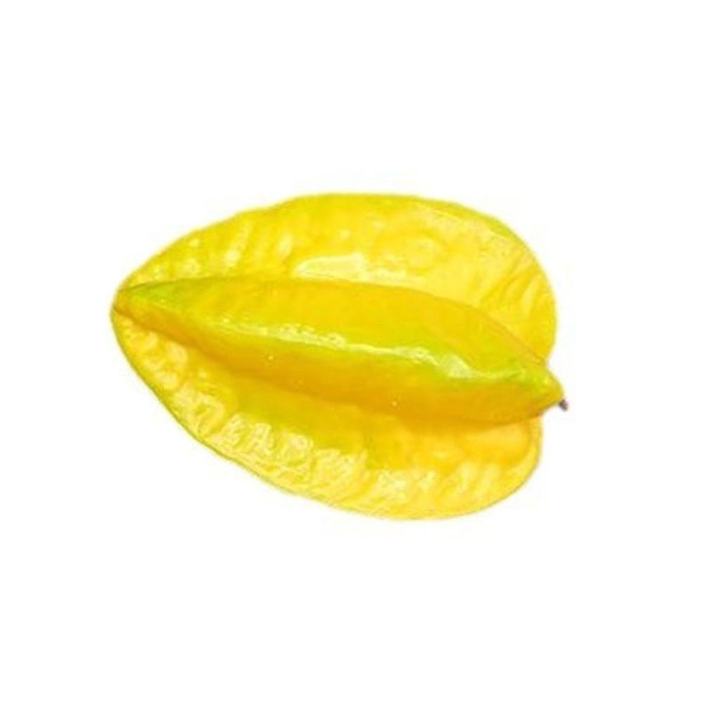 Decorative Fruit Carambola Fake Fruit Model Artificial Starfruit Decorations