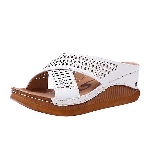 Thick-Bottomed Muffin Wedge Sandals 36