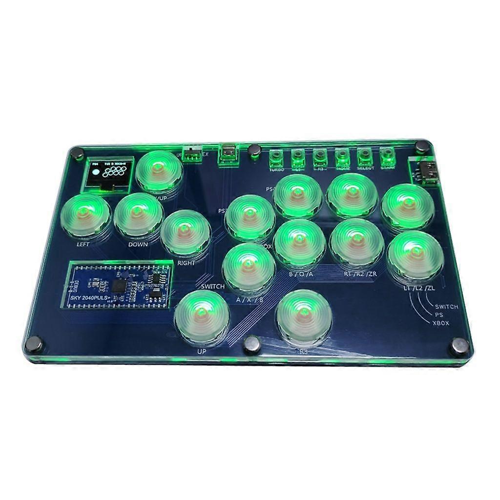 PC Mechanical Button Game Controller Arcade Keyboard Joystick Hitbox Fight Stick