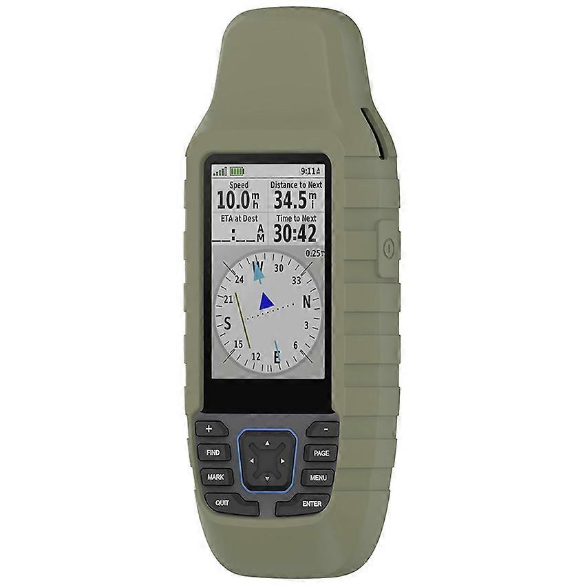 GPS Navigator Silicone Protective Case Accessories for Garmin GPSMAP 79S/Garmin GPSMAP 79SC (Jungle Green)