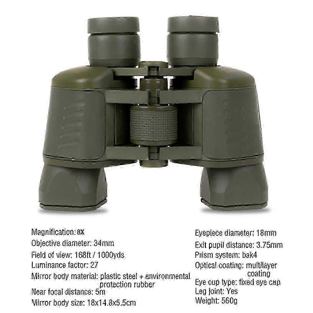 50X50 HD Binoculars with Coordinate Meter for Hunting Camping