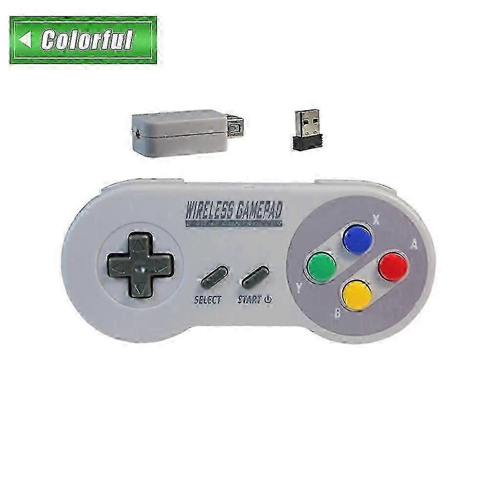 Neue 2,4 GHz Wireless Gamepad Controller für Super Nintendo Nes Snes Classic Mini Wireless Console Controller Joystick Spiel