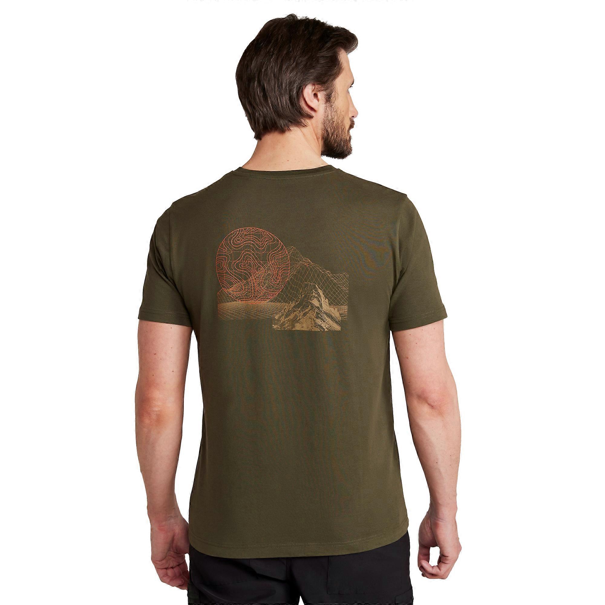 Mountain Warehouse Mens Mountain Grid T-Shirt