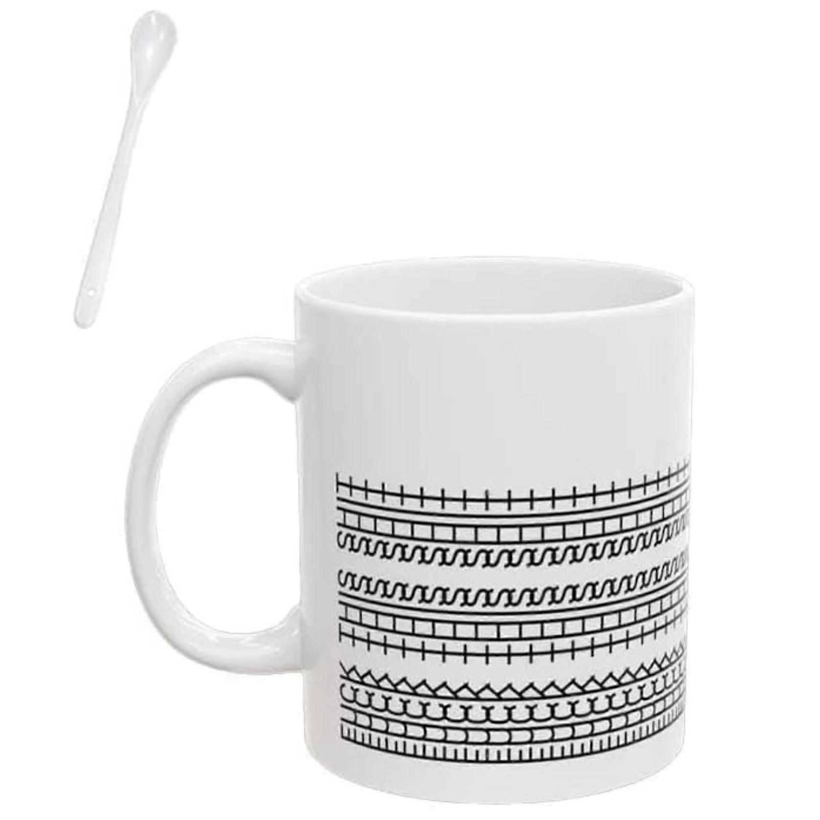 Gizli Mesaj Kahve Kupa, Mikrodalgaya Dayanıklı Drinkware, Ergonomik Sap Tasarımı ve Su, Süt, Çay, Apartman Yaşamı, Kamp, H için Sağlam Seramik Kupa