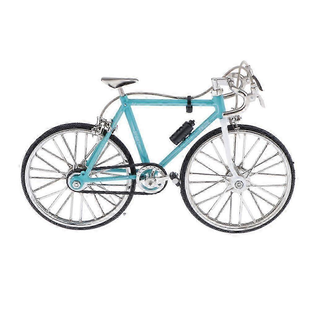 1/10 Scale Simulation Alloy Bike Model Blue A