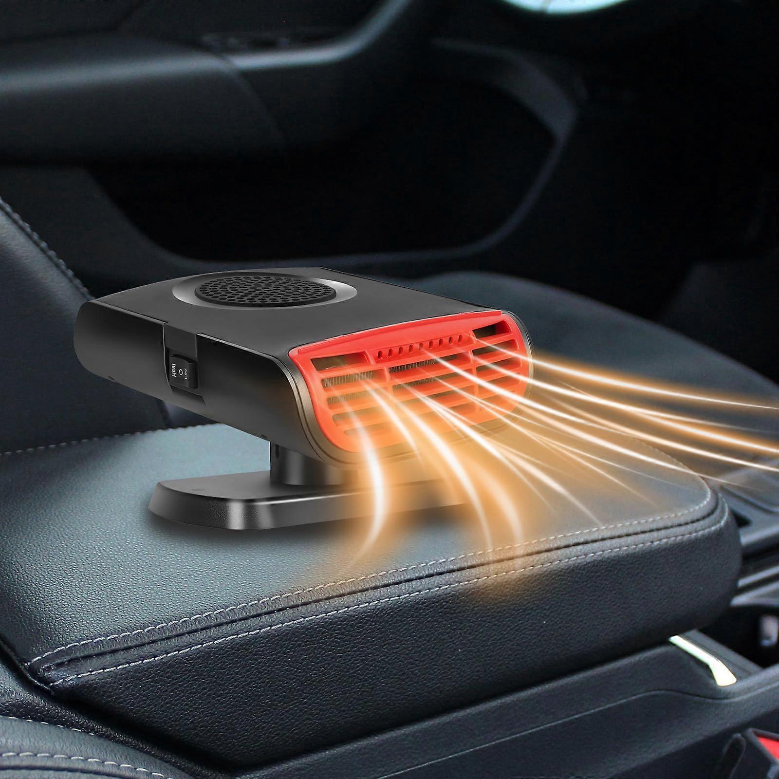 Car Heater, Auto Car Heater, 2 in Car 1 Heater 360° Rotatable Heater, 12V 150W