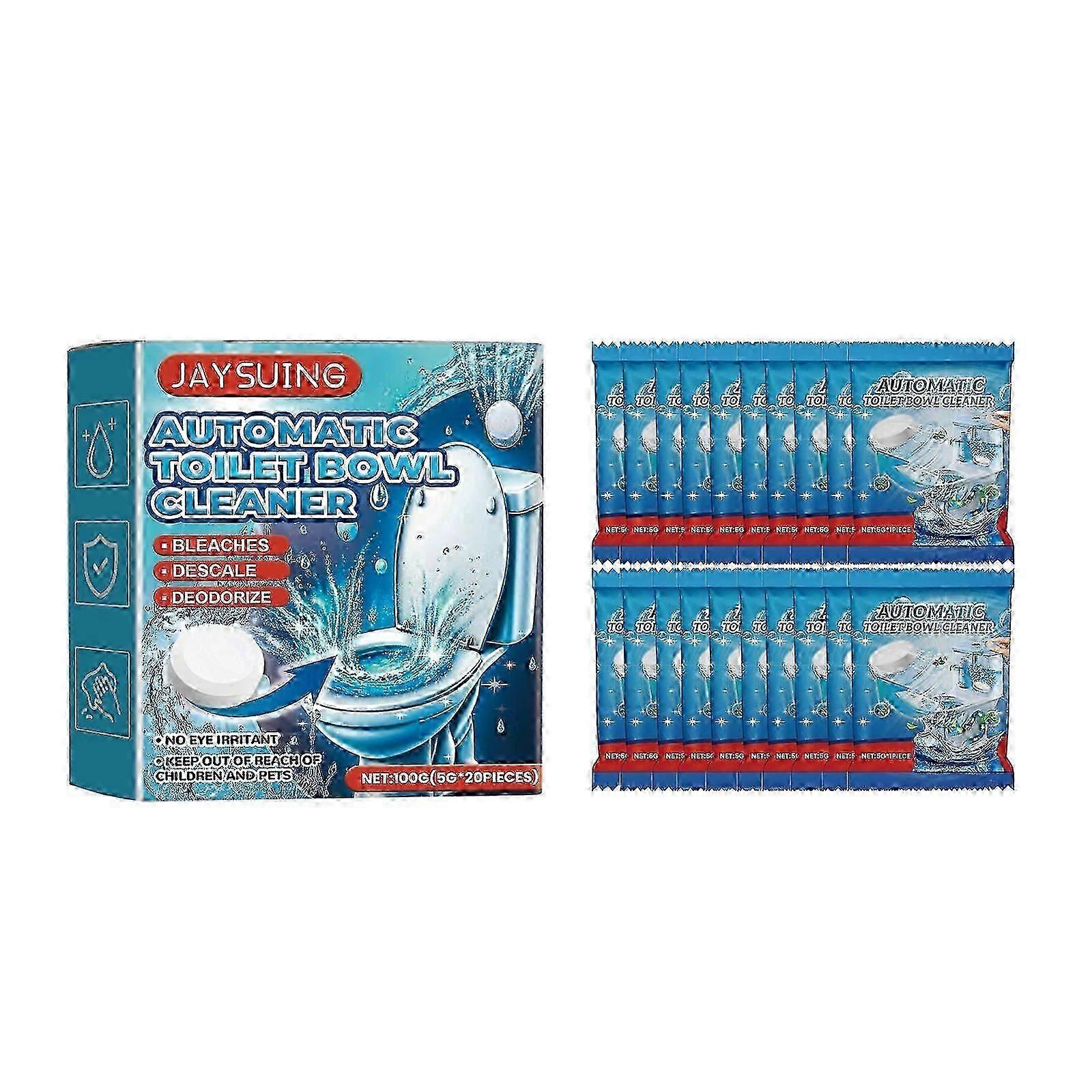 Toilet Cleaning Tablets, Easy Toilet Cleaning And Decontamination Efficient Descaling And Deodorizing Toilet Effervescent Tablets