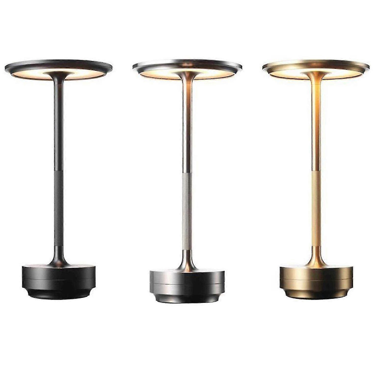 Stylish Cordless Table Lamp - Dimmable, Rechargeable, Waterproof with Touch Control for Home & Outdoor Use