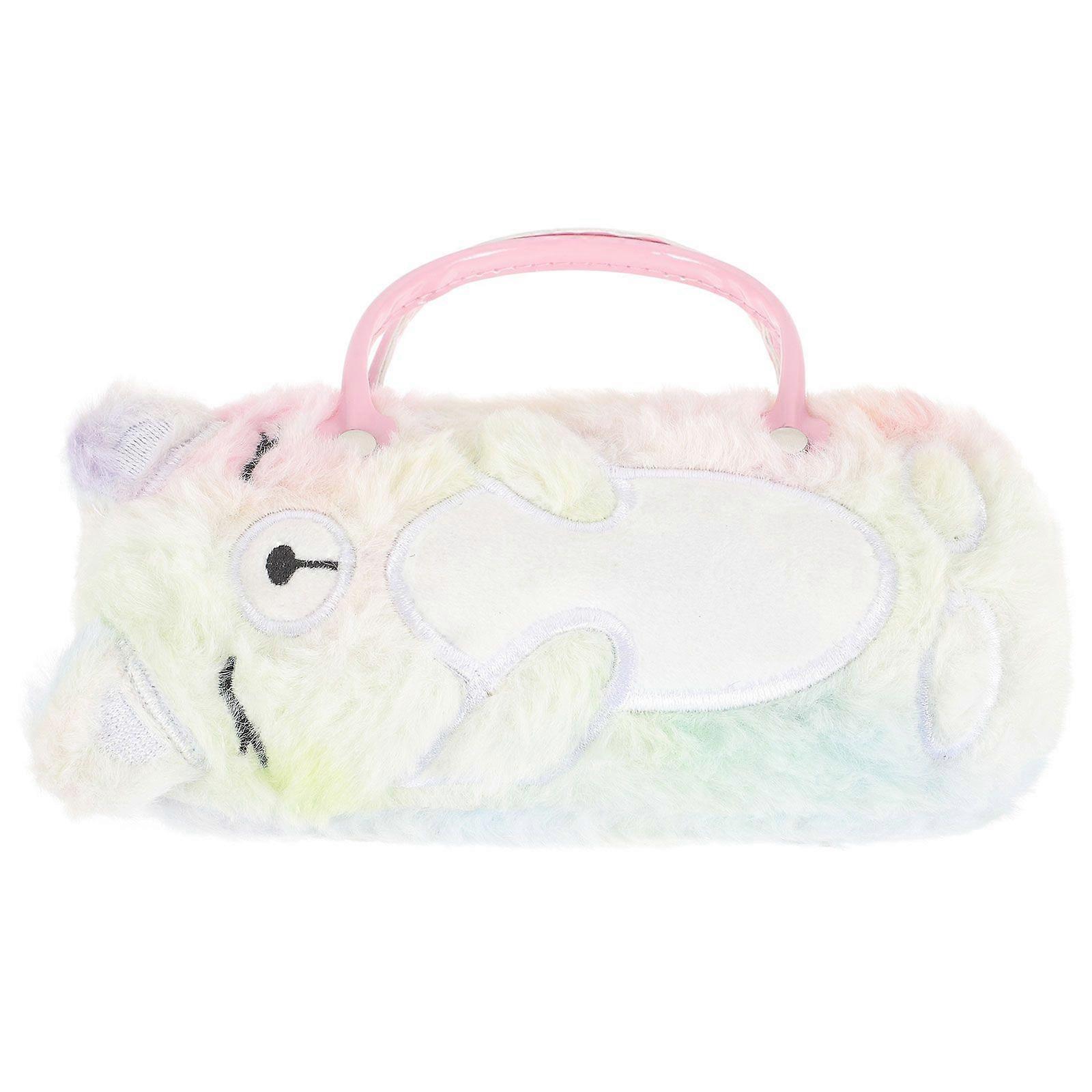 Glasses Case Bear Shape Plush Eyeglasses Case Children Eyeglass Container