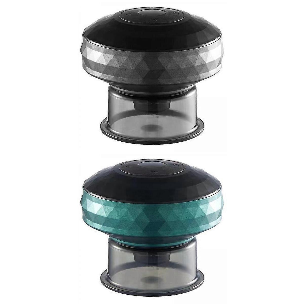 2Pcカッピンググアシャマッサージャーハンドヘルド、筋肉用加熱LCDディスプレイ付き