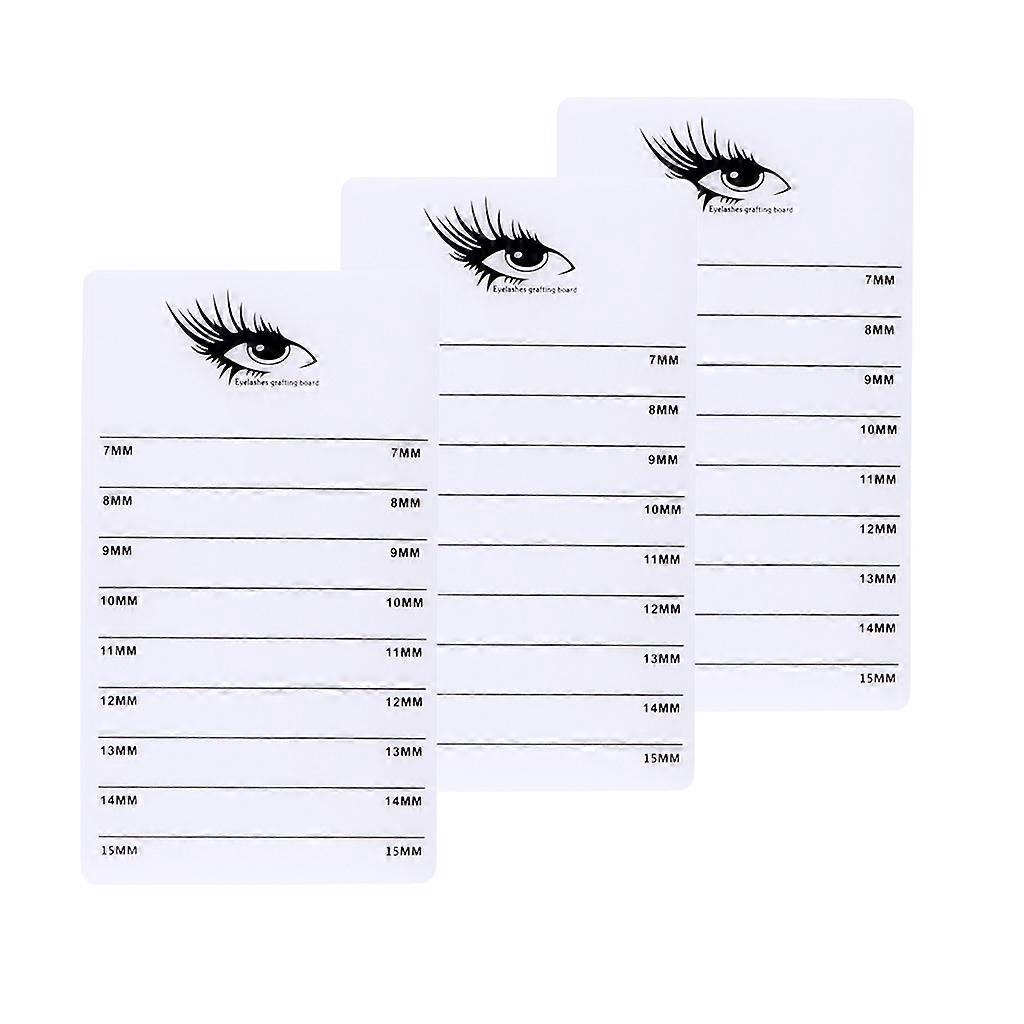 3 pack Reusable False Lashes Holder Pad for Eyelash Extension Make Up Tools
