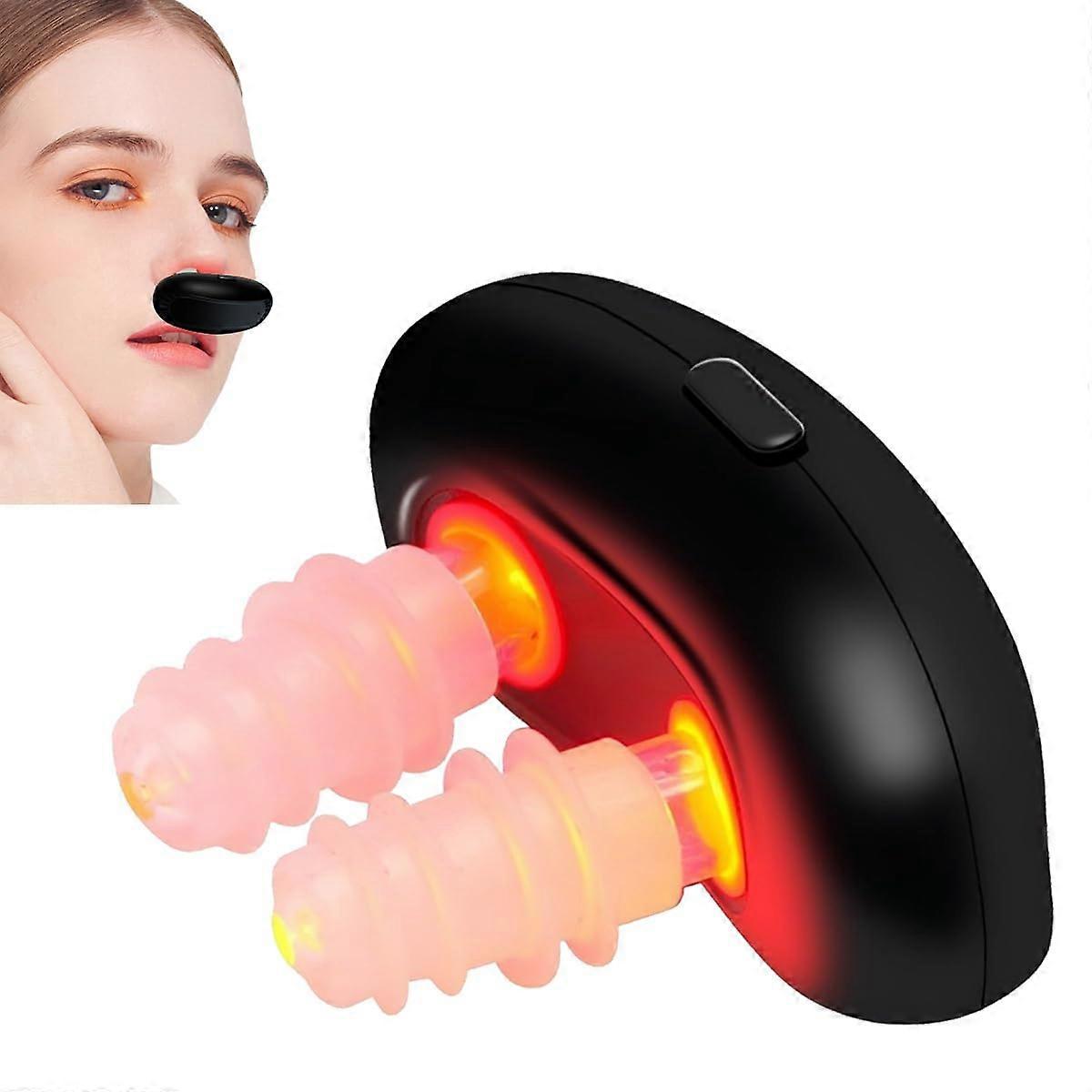 Red Light Nasal Therapy Device, Portable Red Light Therapy Instrument for Nose, Effective Sinus Nasal Soothing Device