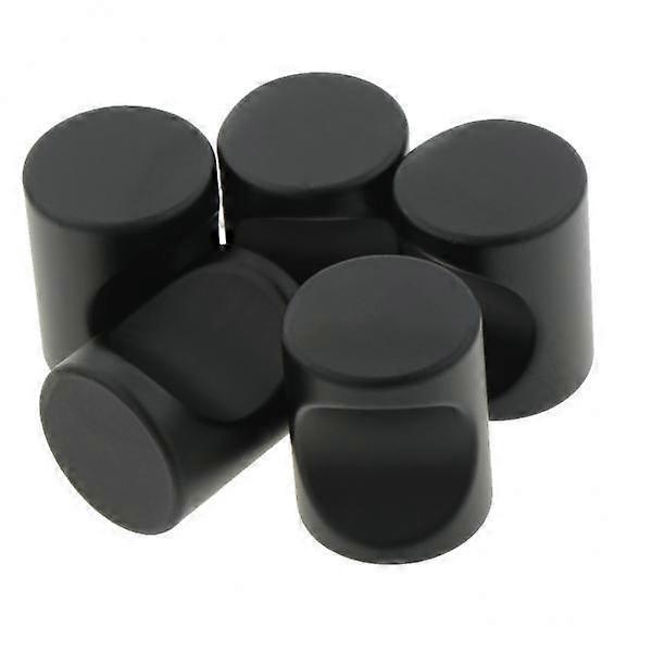 2-5pack 5pack Cylindroid Drawer Pull Handle Door Cabinet Knobs Black-21x17mm