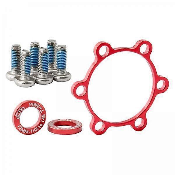 4xBicycle Boost Hub Conversion Adapter Washer Cycling Accessories 3mm Red