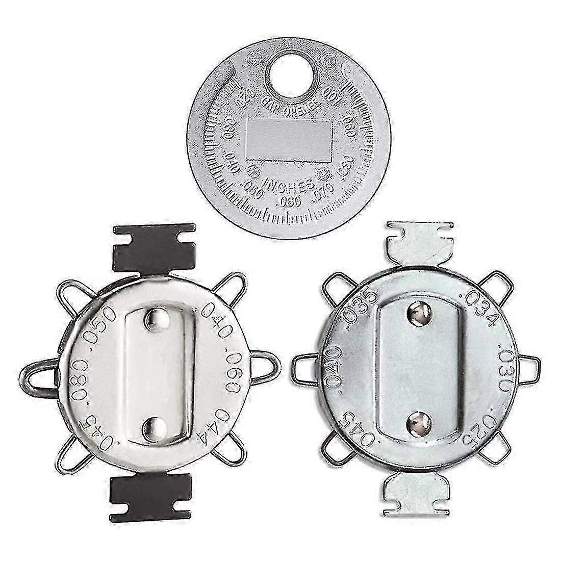Spark Plug Space Gauge Measuring Tool - Wire Spark Plug Space Gauge Adjustment Tool Inch and Metric-AK