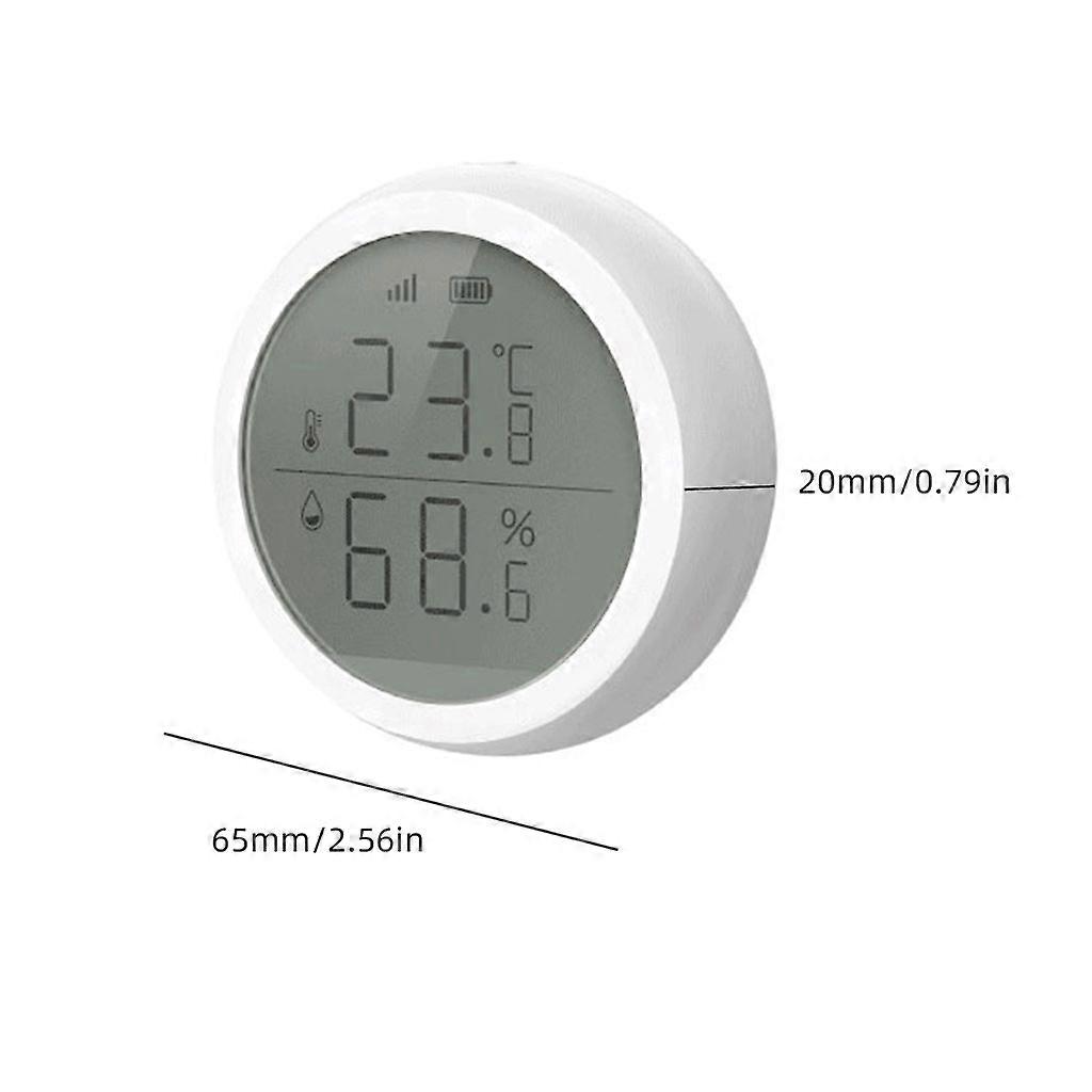 WiFi Hygrometer Thermometer Indoor Wireless Temperature Hygrometer Meter Monitors Digital Display used for Household Office
